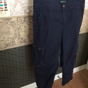 Ralph Lauren summer casual crop cargo pants